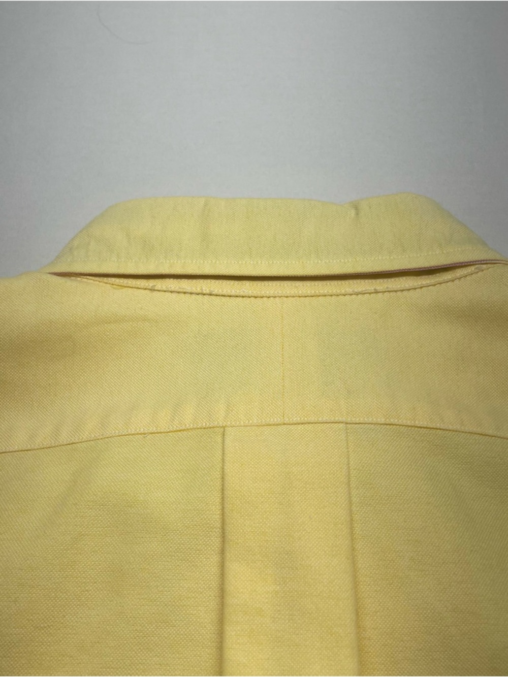 Ralph Lauren Women’s Classic Fit Light Yellow Button-Down Oxford Shirt size 16 - Picture 11 of 11